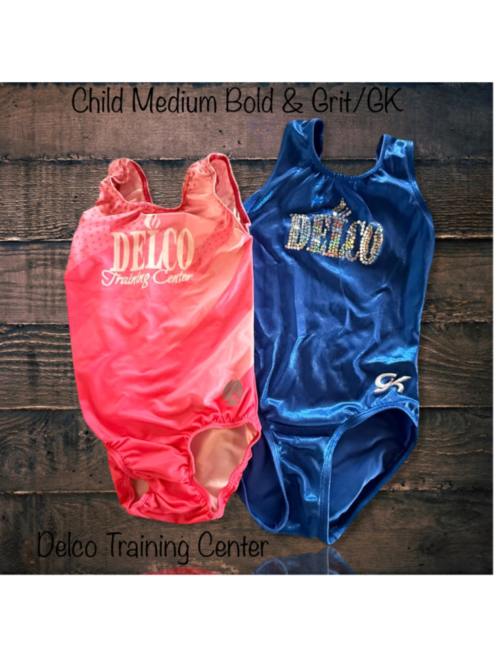 Child Medium Bold & Grit/GK Delco Gymnastics Leotards